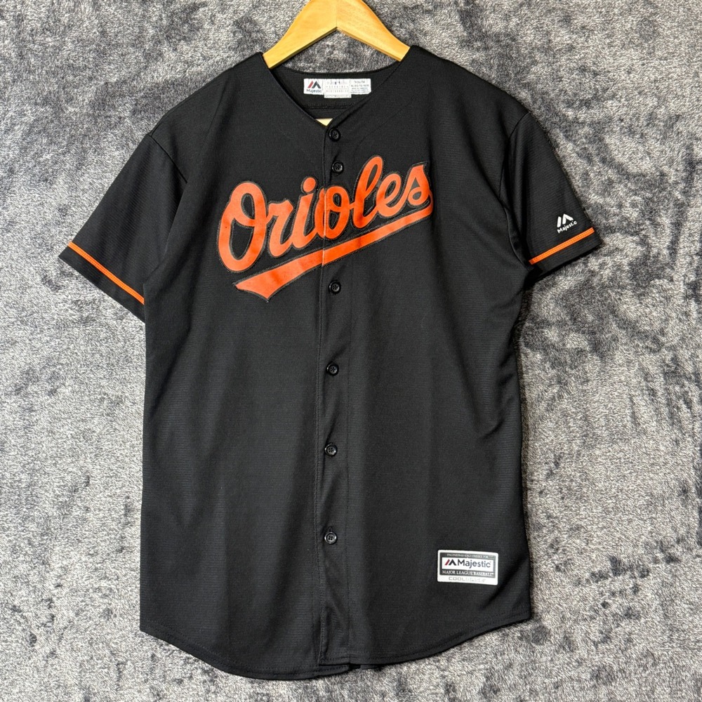 Baltimore Orioles Majestic Baseball Jersey Chris Davis #19 Youth XL Black Orange